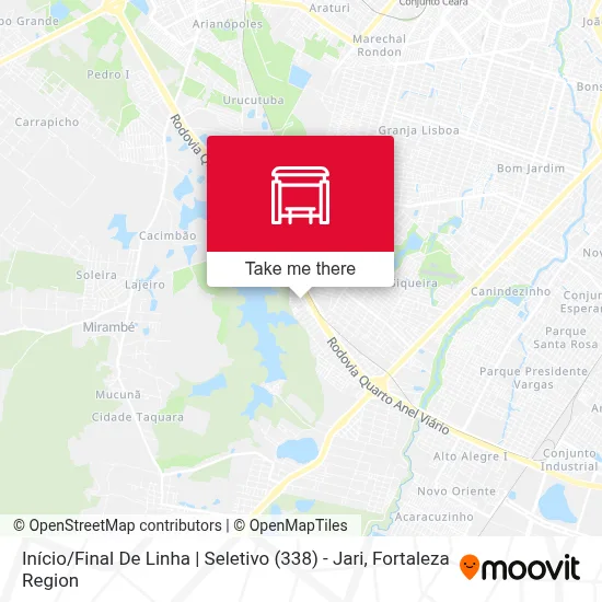 Início / Final De Linha | Seletivo (338) - Jari map