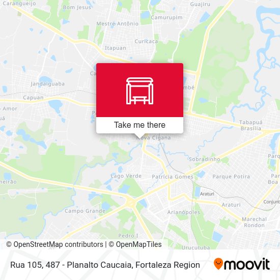 Rua 105, 487 - Planalto Caucaia map