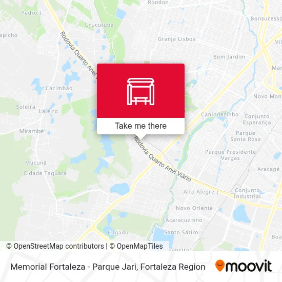 Memorial Fortaleza - Parque Jari map