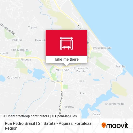 Rua Pedro Brasil | Sr. Batata - Aquiraz map