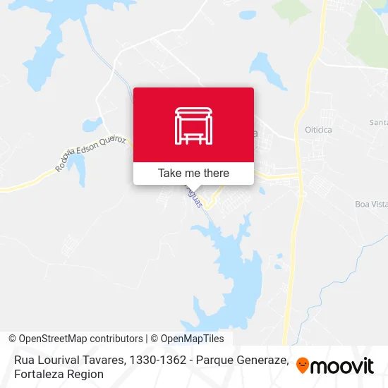 Rua Lourival Tavares, 1330-1362 - Parque Generaze map