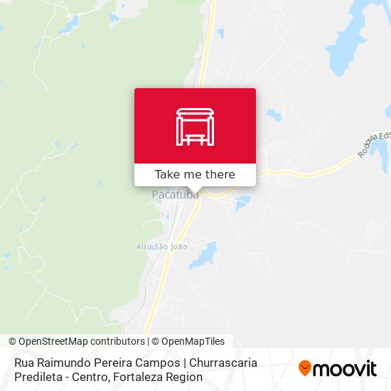Rua Raimundo Pereira Campos | Churrascaria Predileta - Centro map