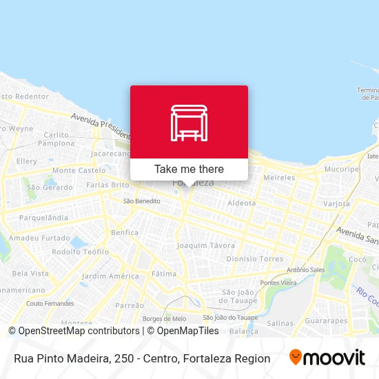 Rua Pinto Madeira, 250 - Centro map