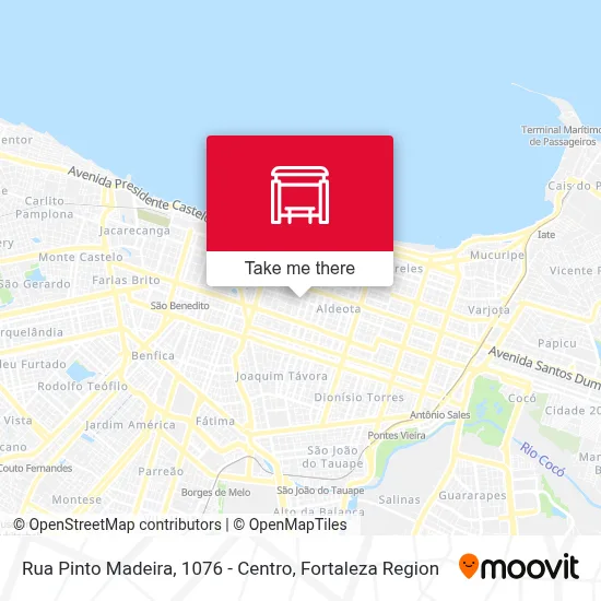 Rua Pinto Madeira, 1076 - Centro map
