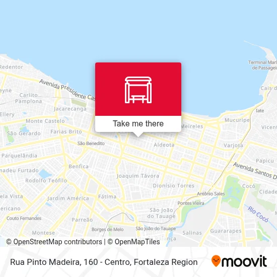 Rua Pinto Madeira, 160 - Centro map