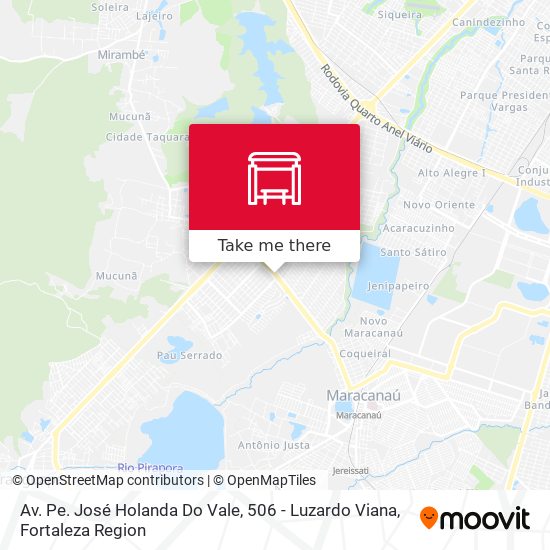 Av. Pe. José Holanda Do Vale, 506 - Luzardo Viana map