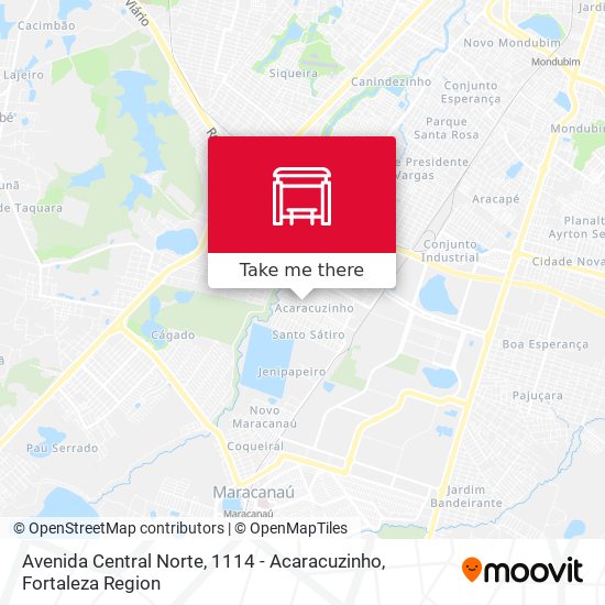 Avenida Central Norte, 1114 - Acaracuzinho map