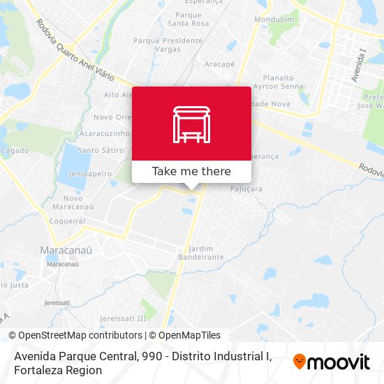 Avenida Parque Central, 990 - Distrito Industrial I map