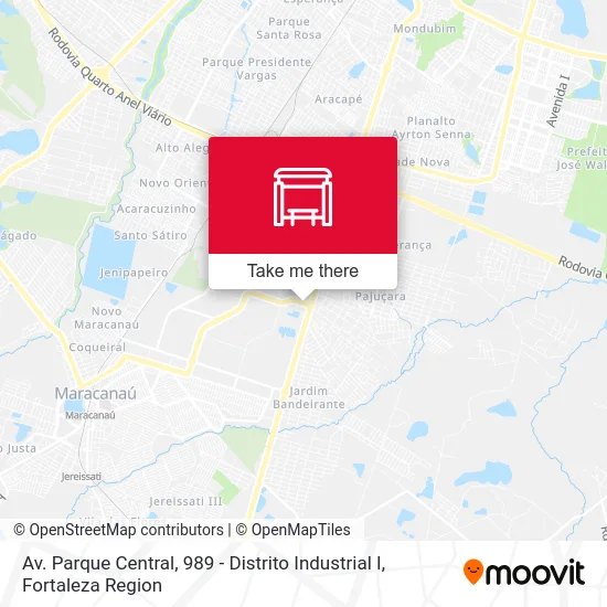 Av. Parque Central, 989 - Distrito Industrial I map