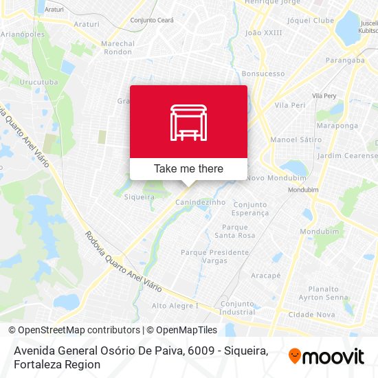 Avenida General Osório De Paiva, 6009 - Siqueira map