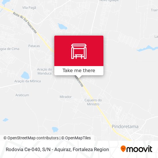 Rodovia Ce-040, S/N - Aquiraz map