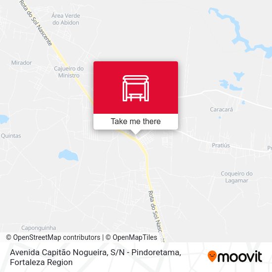 Avenida Capitão Nogueira, S / N - Pindoretama map