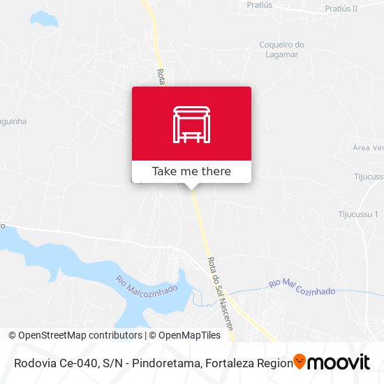Rodovia Ce-040, S / N - Pindoretama map