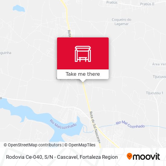 Rodovia Ce-040, S/N - Cascavel map