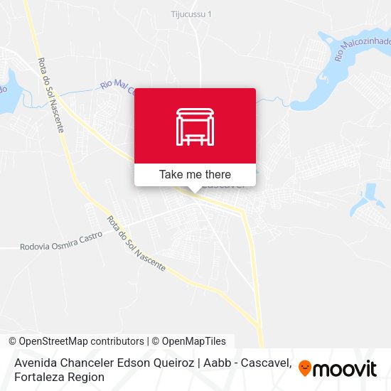 Avenida Chanceler Edson Queiroz | Aabb - Cascavel map