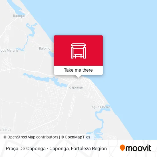 Praça De Caponga - Caponga map