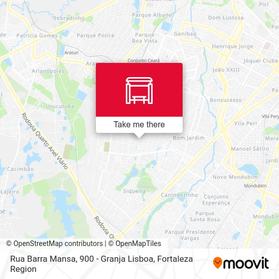 Rua Barra Mansa, 900 - Granja Lisboa map