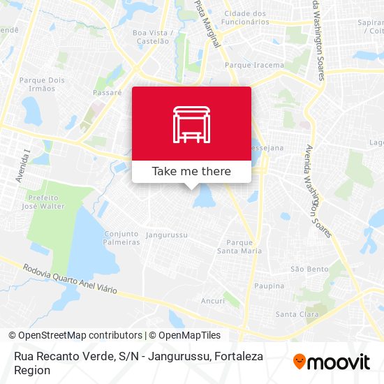 Rua Recanto Verde, S / N - Jangurussu map