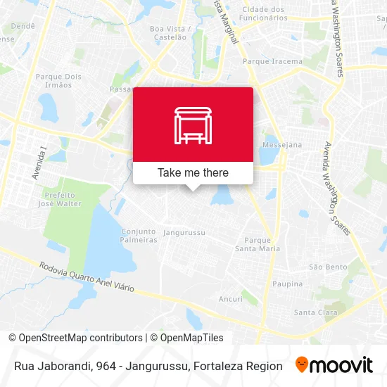 Rua Jaborandi, 964 - Jangurussu map