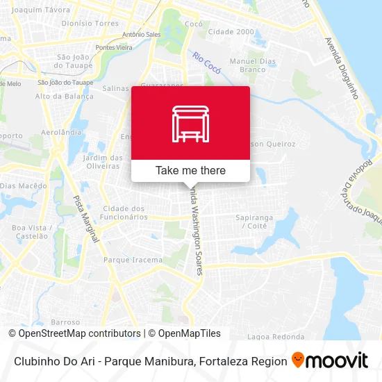 Clubinho Do Ari - Parque Manibura map