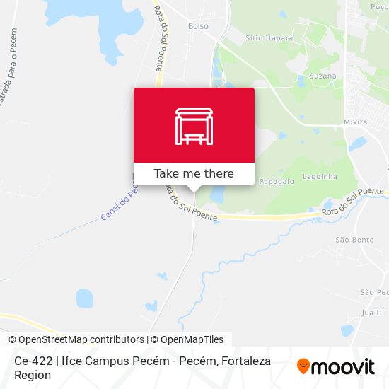 Ce-422 | Ifce Campus Pecém - Pecém map