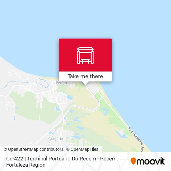 Mapa Ce-422 | Terminal Portuário Do Pecém - Pecém