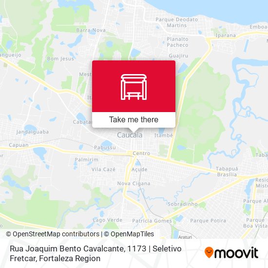 Rua Joaquim Bento Cavalcante, 1173 | Seletivo Fretcar map