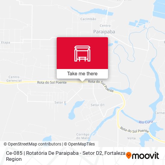 Ce-085 | Rotatória De Paraipaba - Setor D2 map