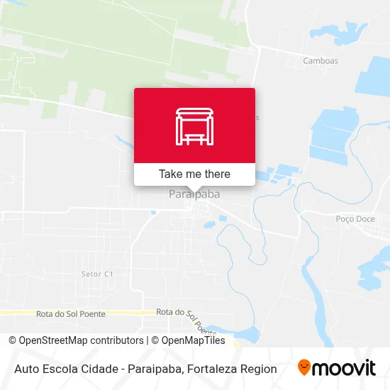 Auto Escola Cidade - Paraipaba map
