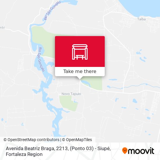 Avenida Beatriz Braga, 2213, (Ponto 03) - Siupé map