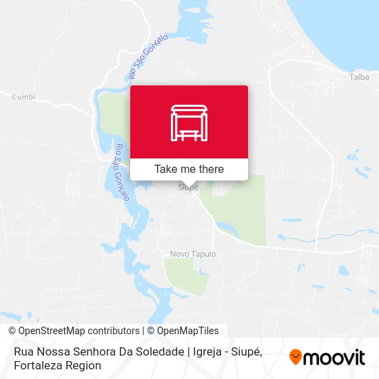 Rua Nossa Senhora Da Soledade | Igreja - Siupé map