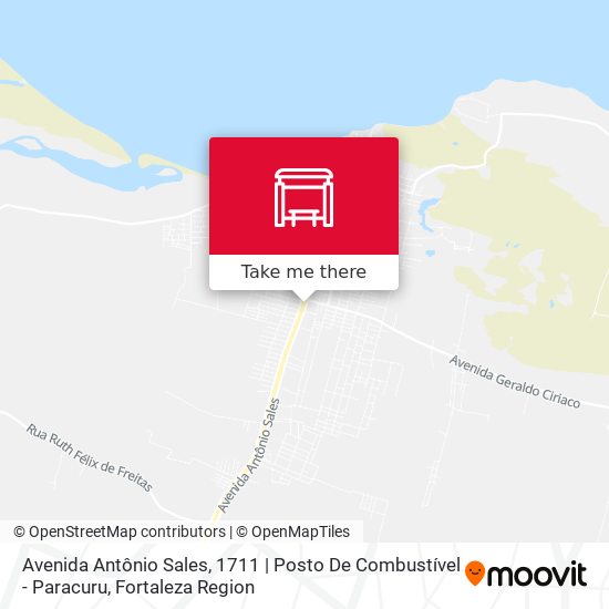 Avenida Antônio Sales, 1711 | Posto De Combustível - Paracuru map