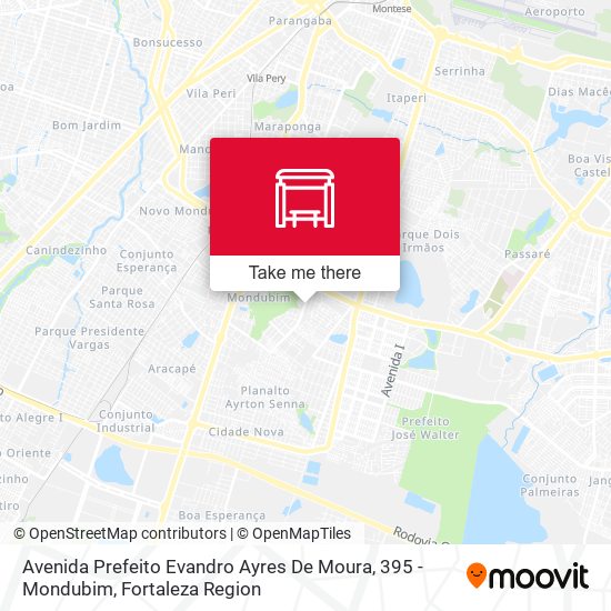 Avenida Prefeito Evandro Ayres De Moura, 395 - Mondubim map