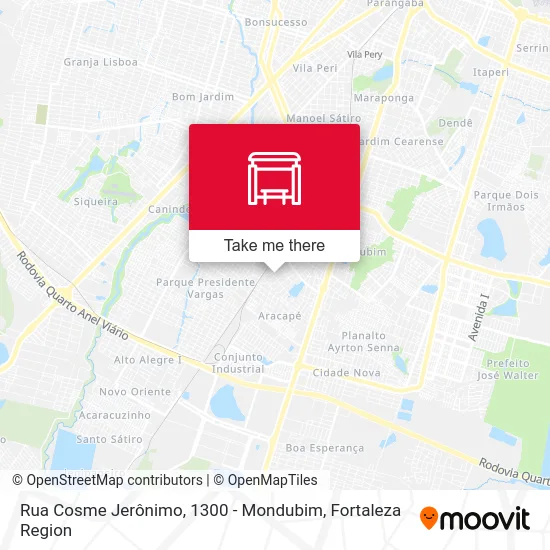 Rua Cosme Jerônimo, 1300 - Mondubim map