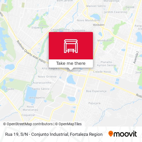 Rua 19, S / N - Conjunto Industrial map