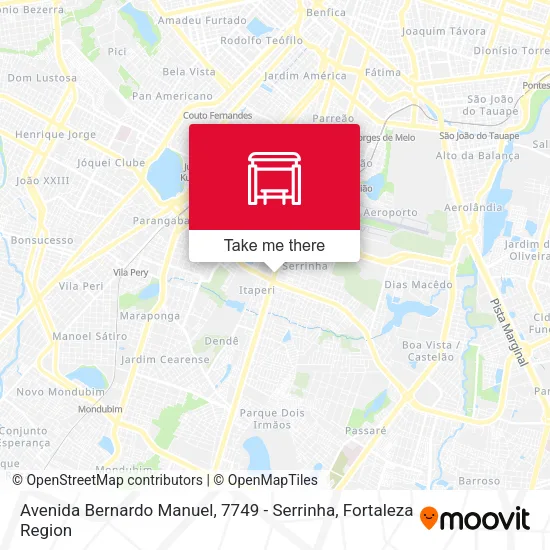 Avenida Bernardo Manuel, 7749 - Serrinha map