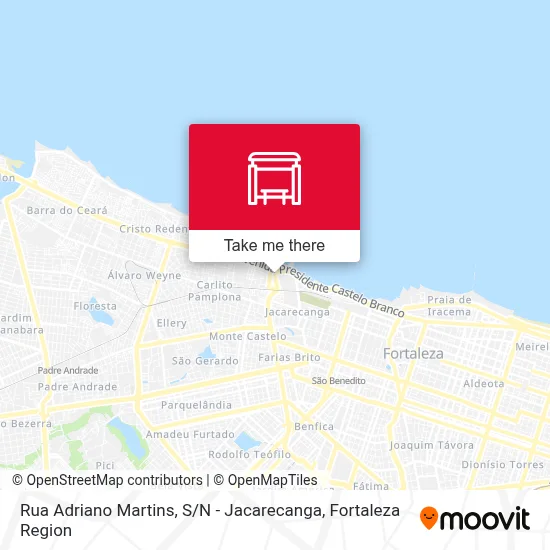 Rua Adriano Martins, S / N - Jacarecanga map