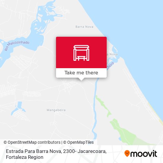 Estrada Para Barra Nova, 2300- Jacarecoara map