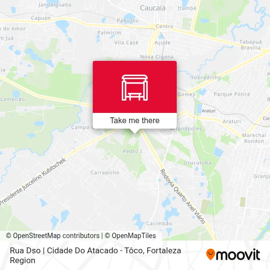 Rua Dso | Cidade Do Atacado - Tôco map