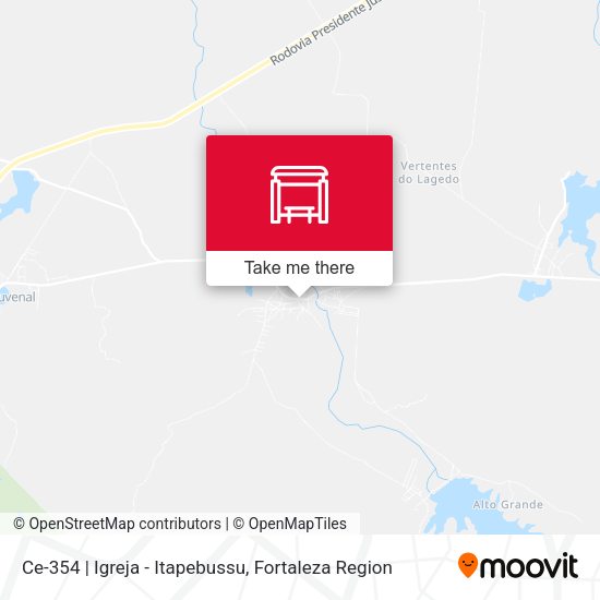 Ce-354 | Igreja - Itapebussu map