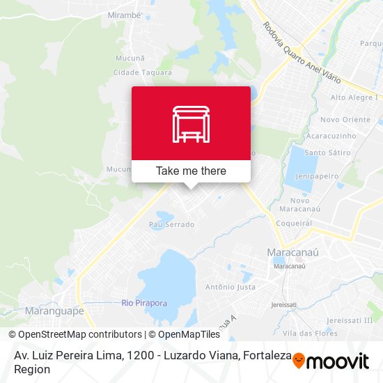 Av. Luiz Pereira Lima, 1200 - Luzardo Viana map