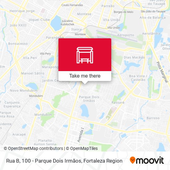 Rua B, 100 - Parque Dois Irmãos map