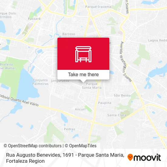 Rua Augusto Benevides, 1691 - Parque Santa Maria map
