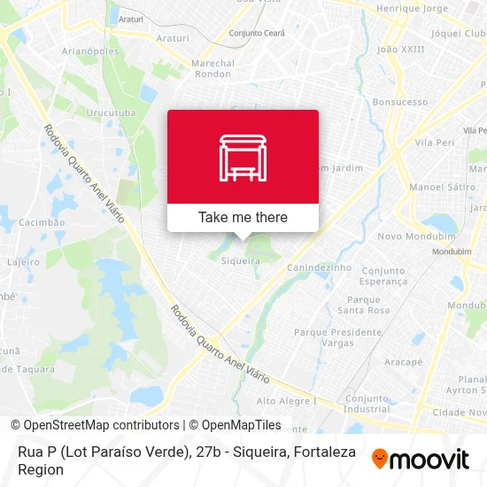 Rua P (Lot Paraíso Verde), 27b - Siqueira map