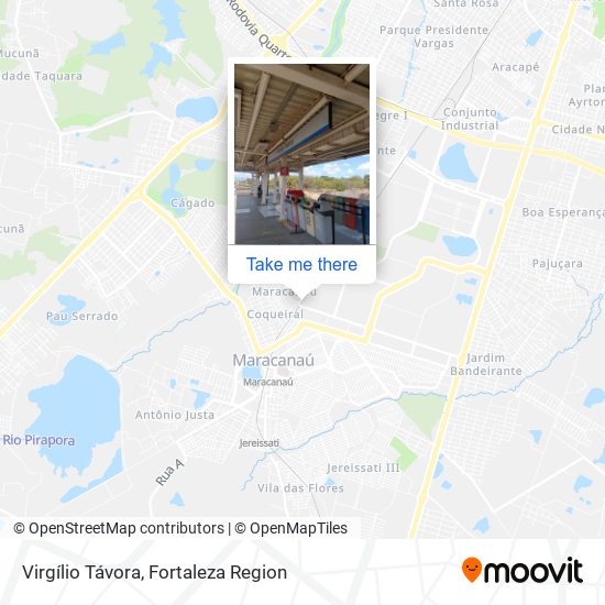 Virgílio Távora map