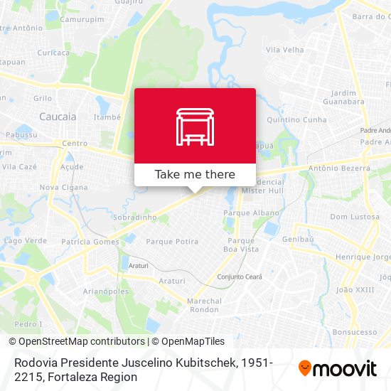 Rodovia Presidente Juscelino Kubitschek, 1951-2215 map