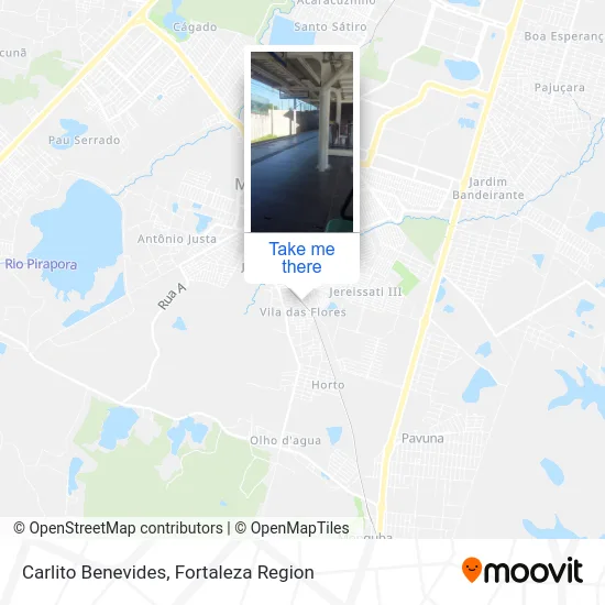 Carlito Benevides map