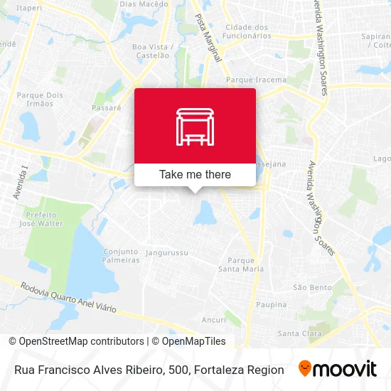 Rua Francisco Alves Ribeiro, 500 map