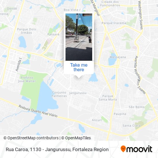 Rua Caroa, 1130 - Jangurussu map