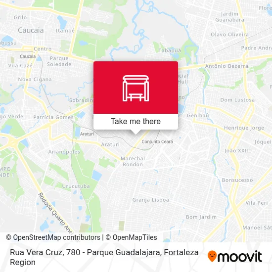Rua Vera Cruz, 780 - Parque Guadalajara map
